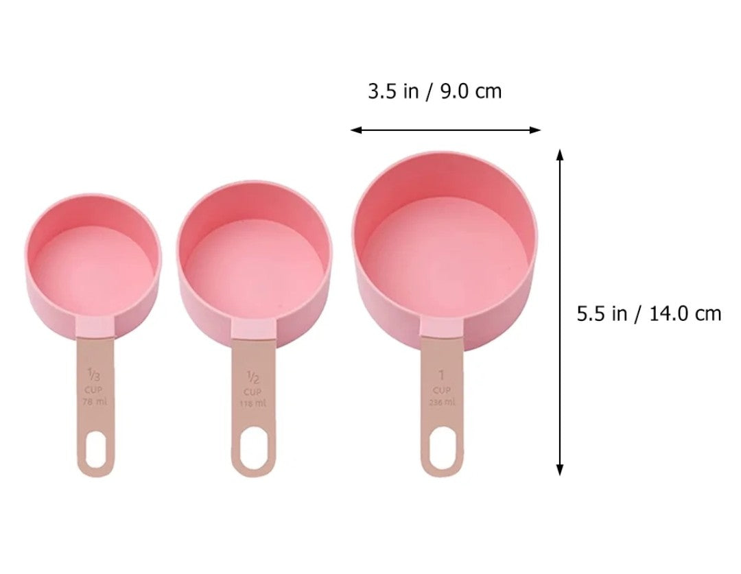 Pink Measuring Cups & Spoons