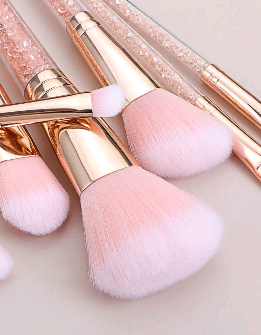 Pink Makeup Brush Set