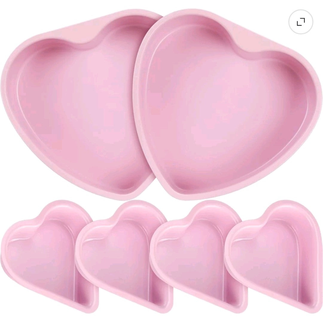 Heart Shaped Cake Pans Set