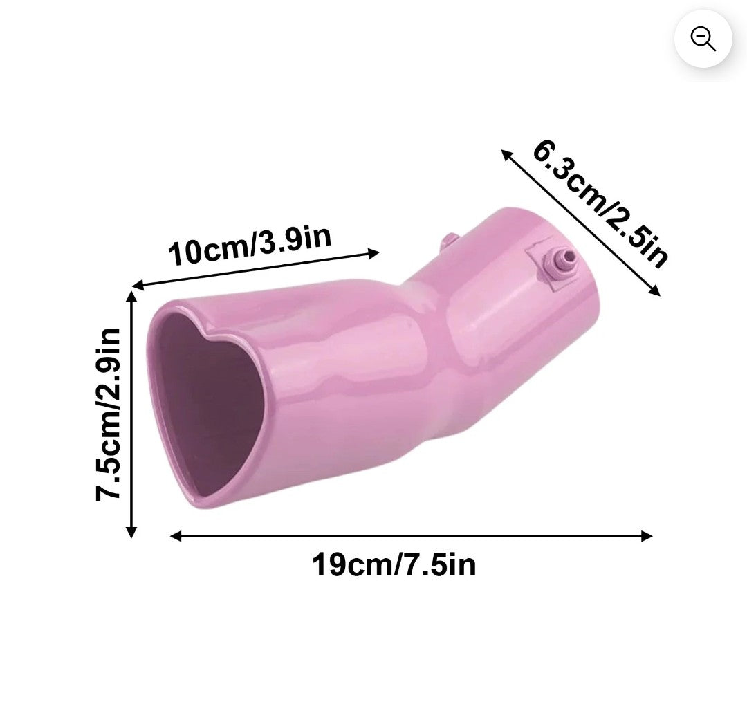 Pink Heart Tail Pipe