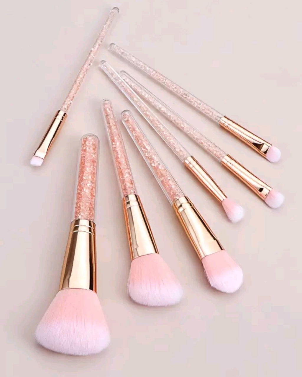 Pink Makeup Brush Set