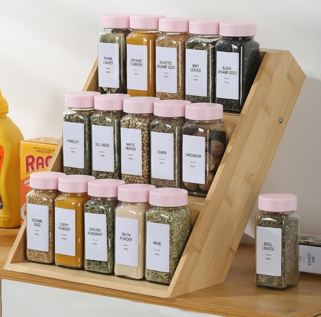 Pink Spice Jars