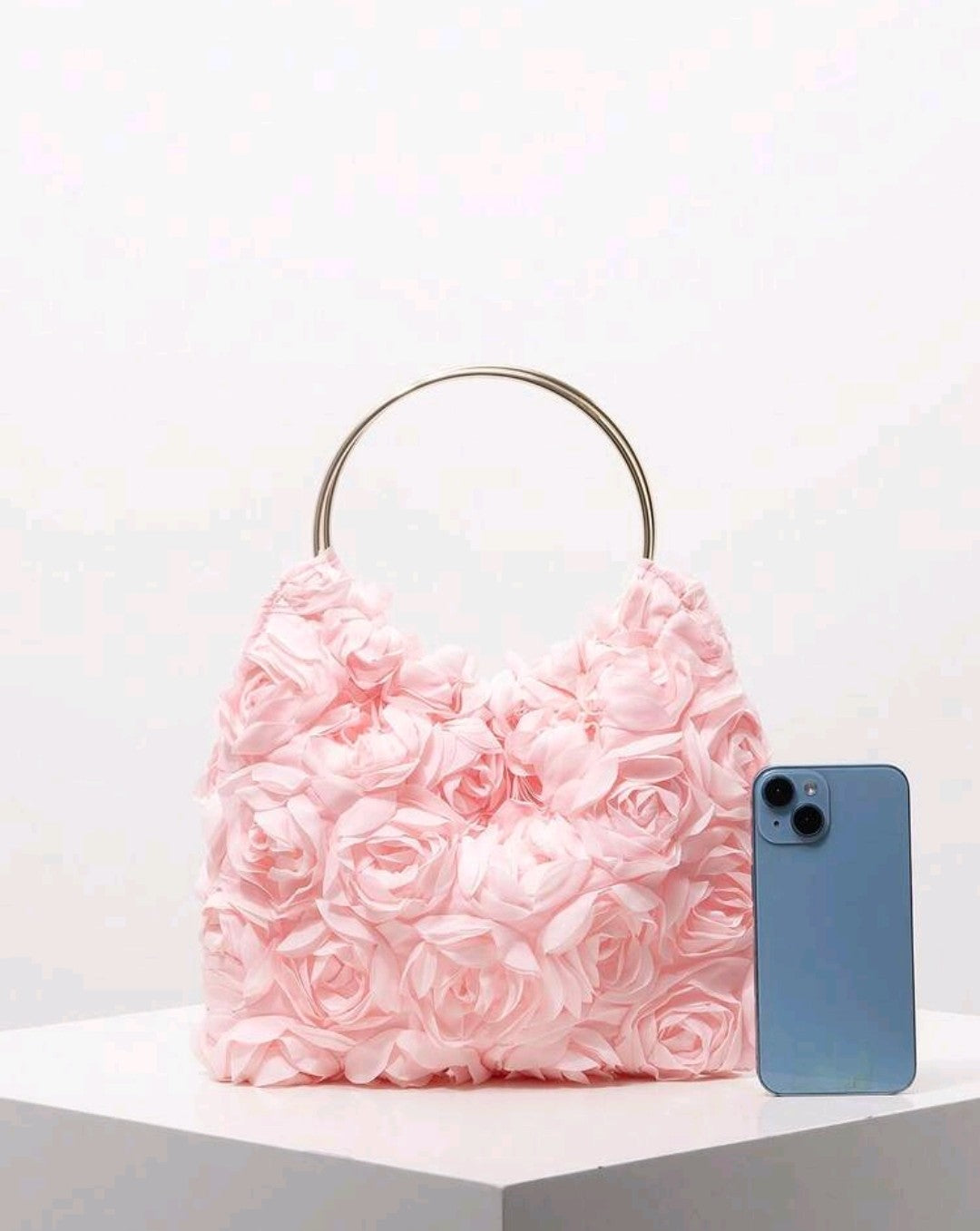 Pink Rose Ring Bag