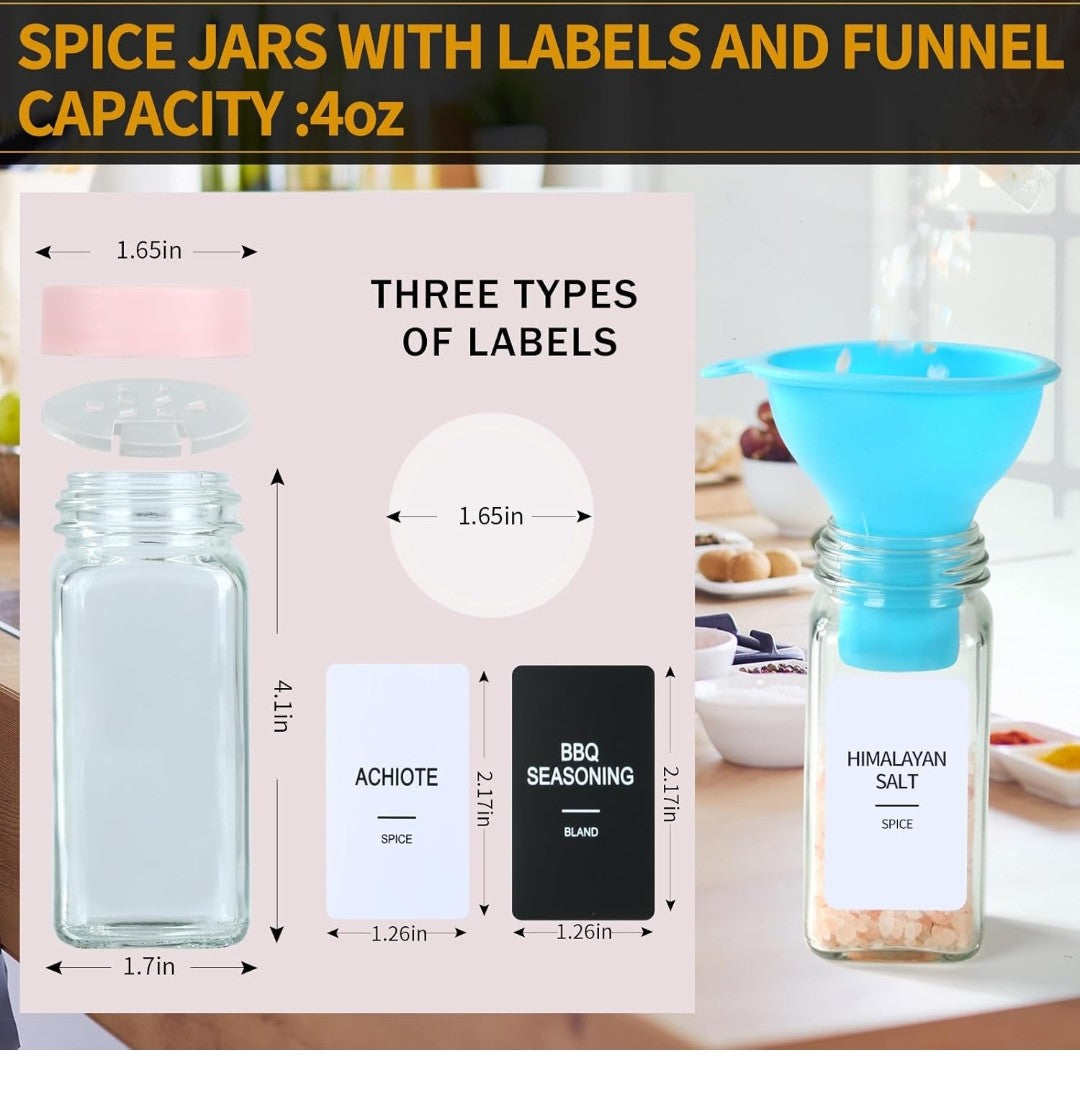Pink Spice Jars