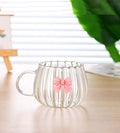 Pink Bow Glass Mug