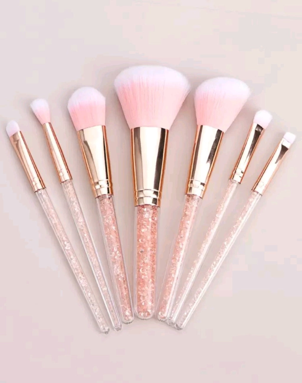 Pink Makeup Brush Set