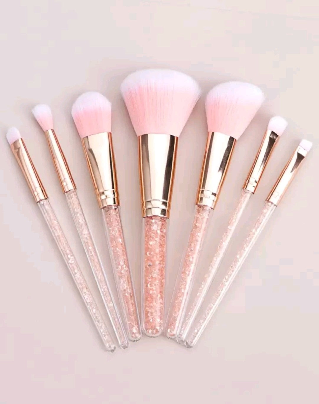 Pink Makeup Brush Set