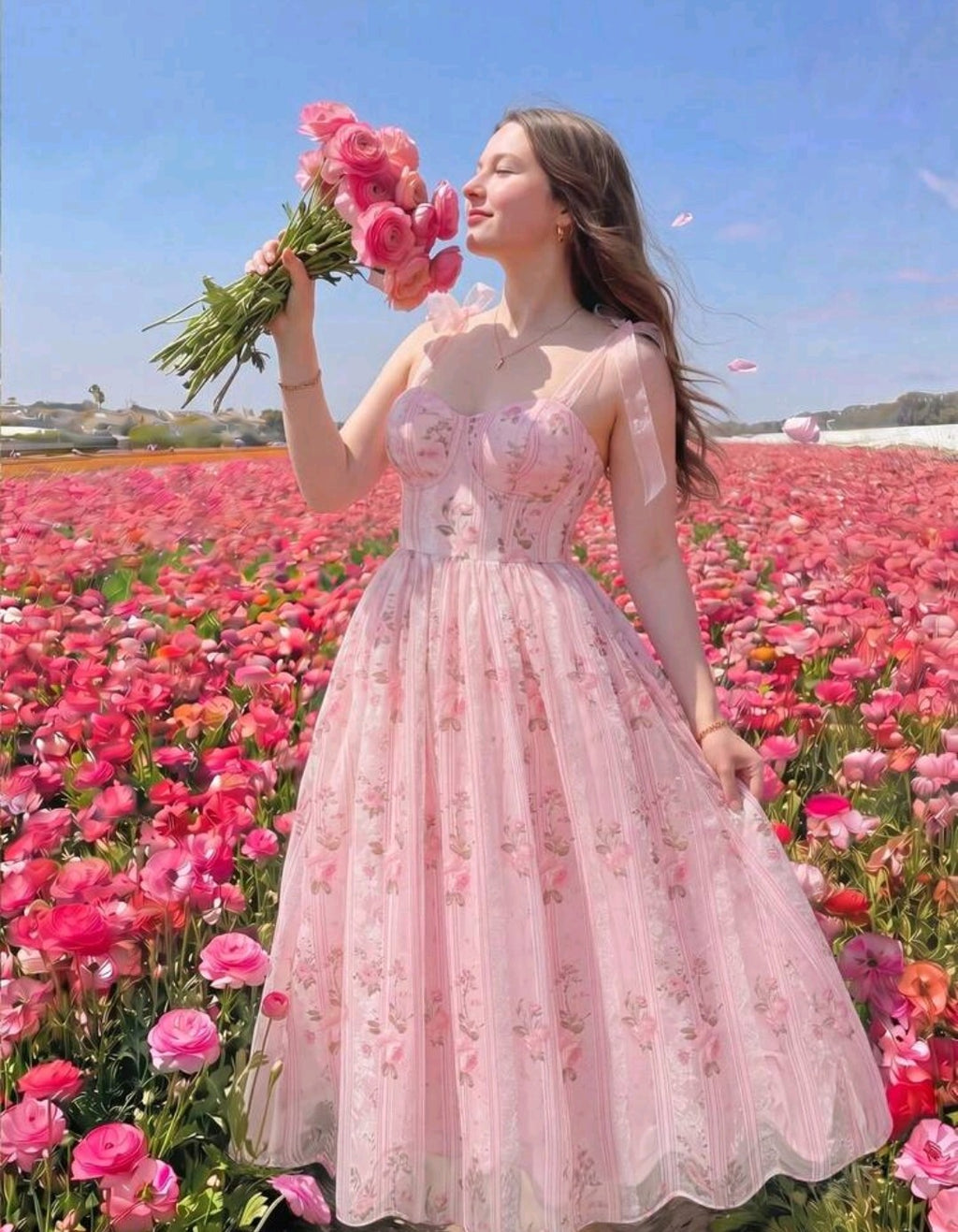Plus Size Embroidery Dress