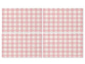 Pink Plaid Linen Placemats