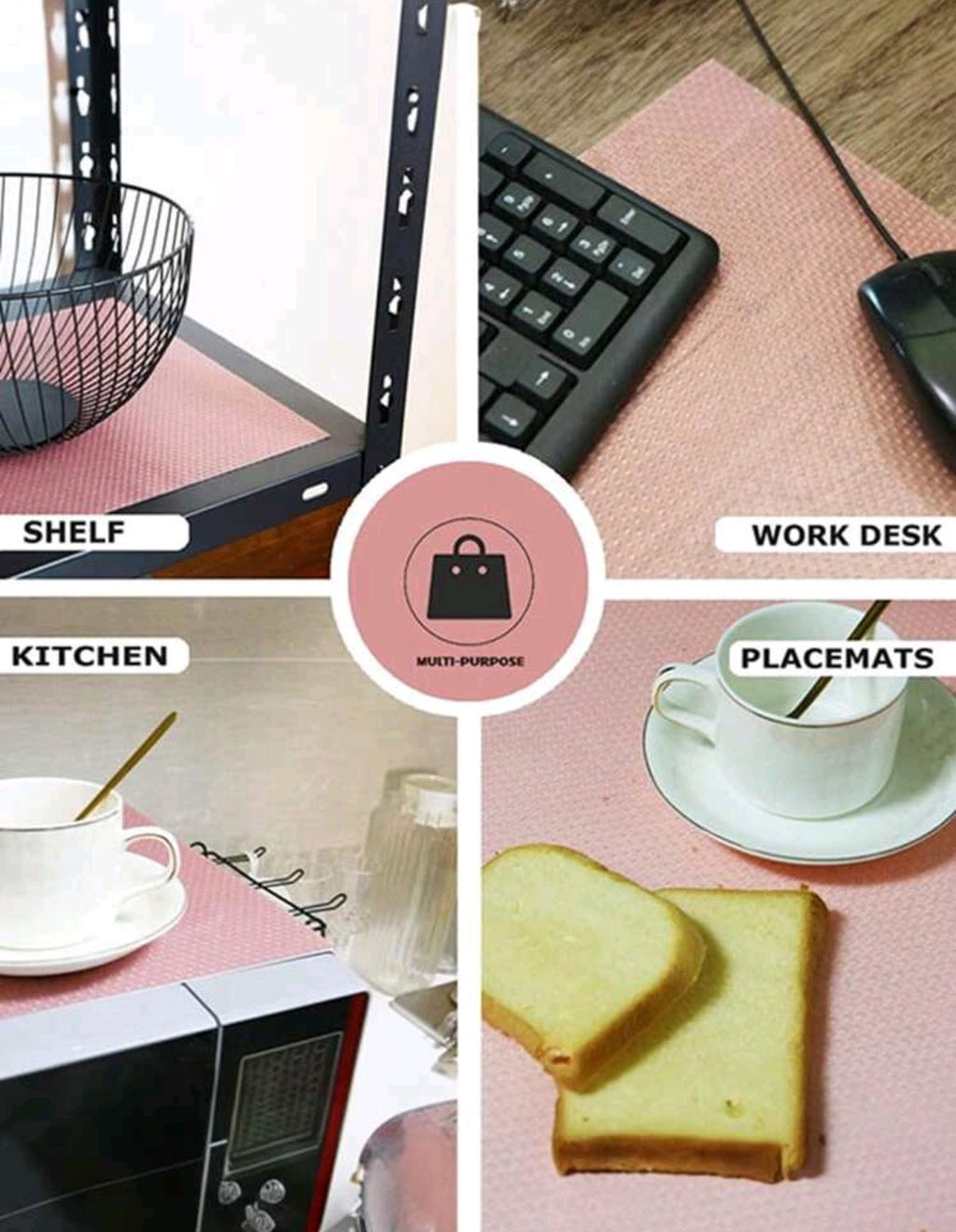Pink Shelf Liners