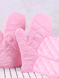 Pink Oven Mitts