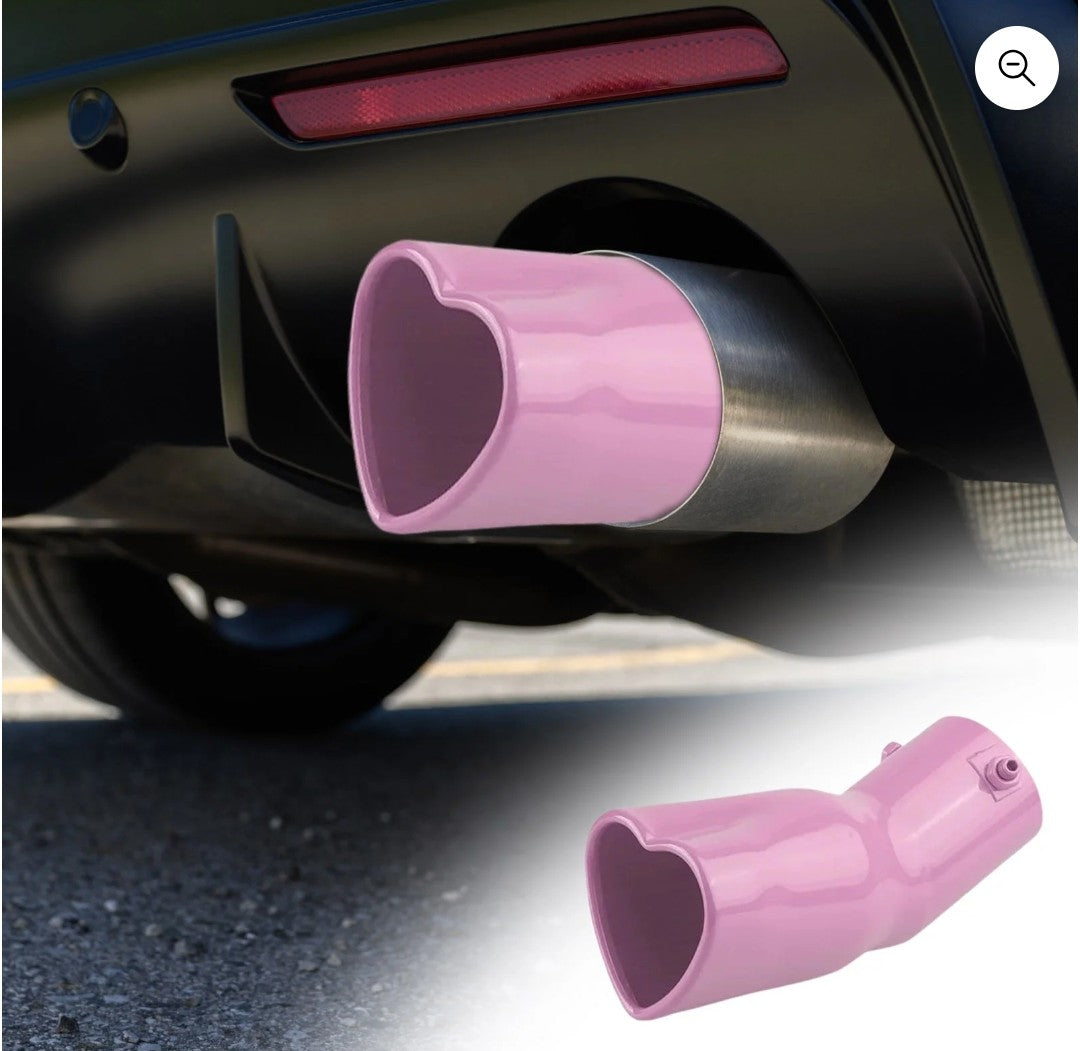 Pink Heart Tail Pipe