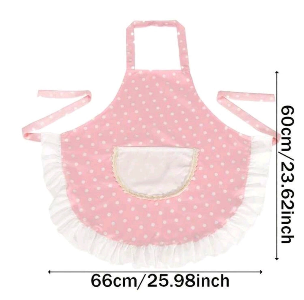 Pink Polka Dot Apron