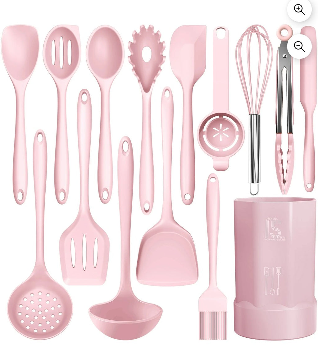 Pink Kitchen Utensils