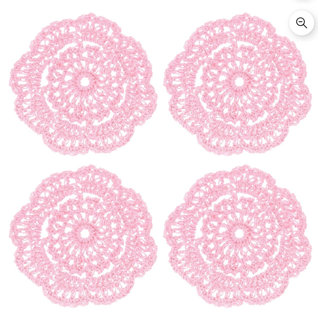 Cotton Crochet Coasters