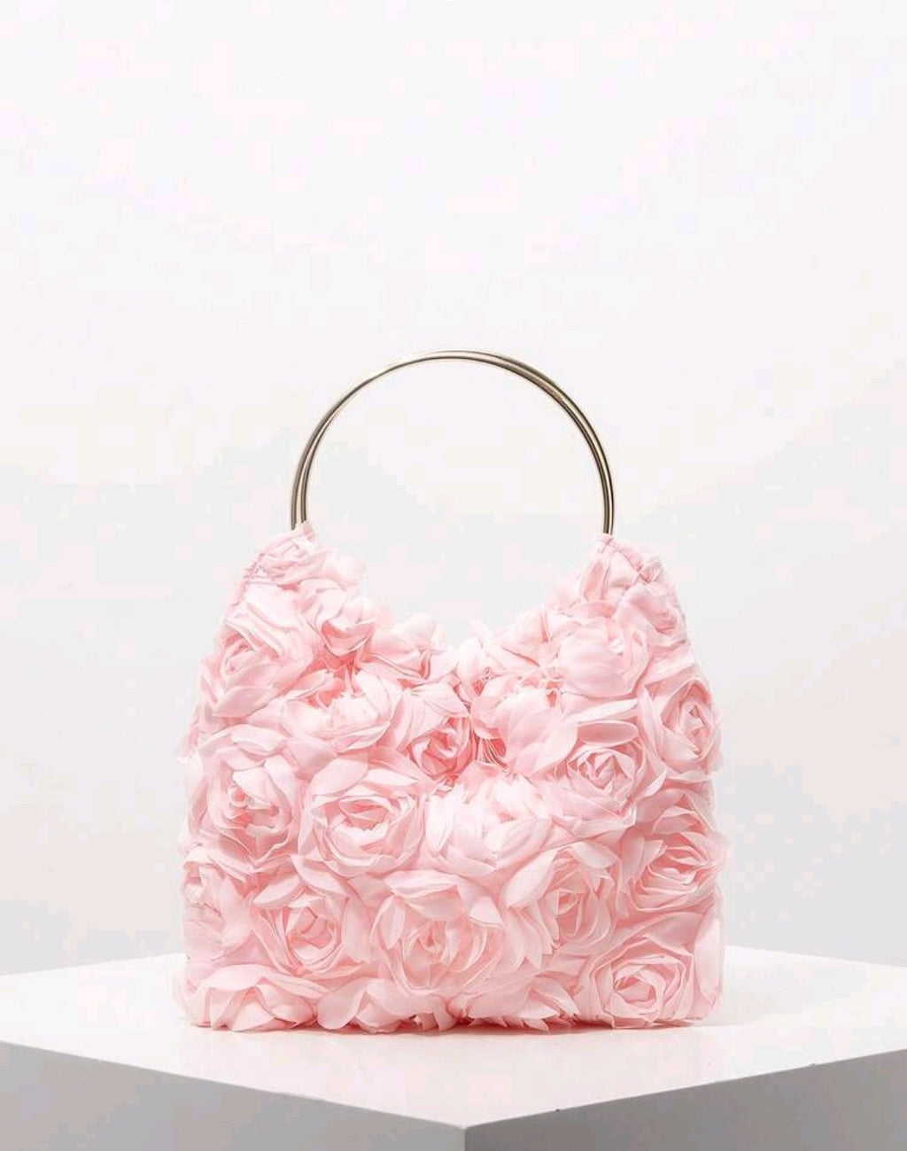 Pink Rose Ring Bag