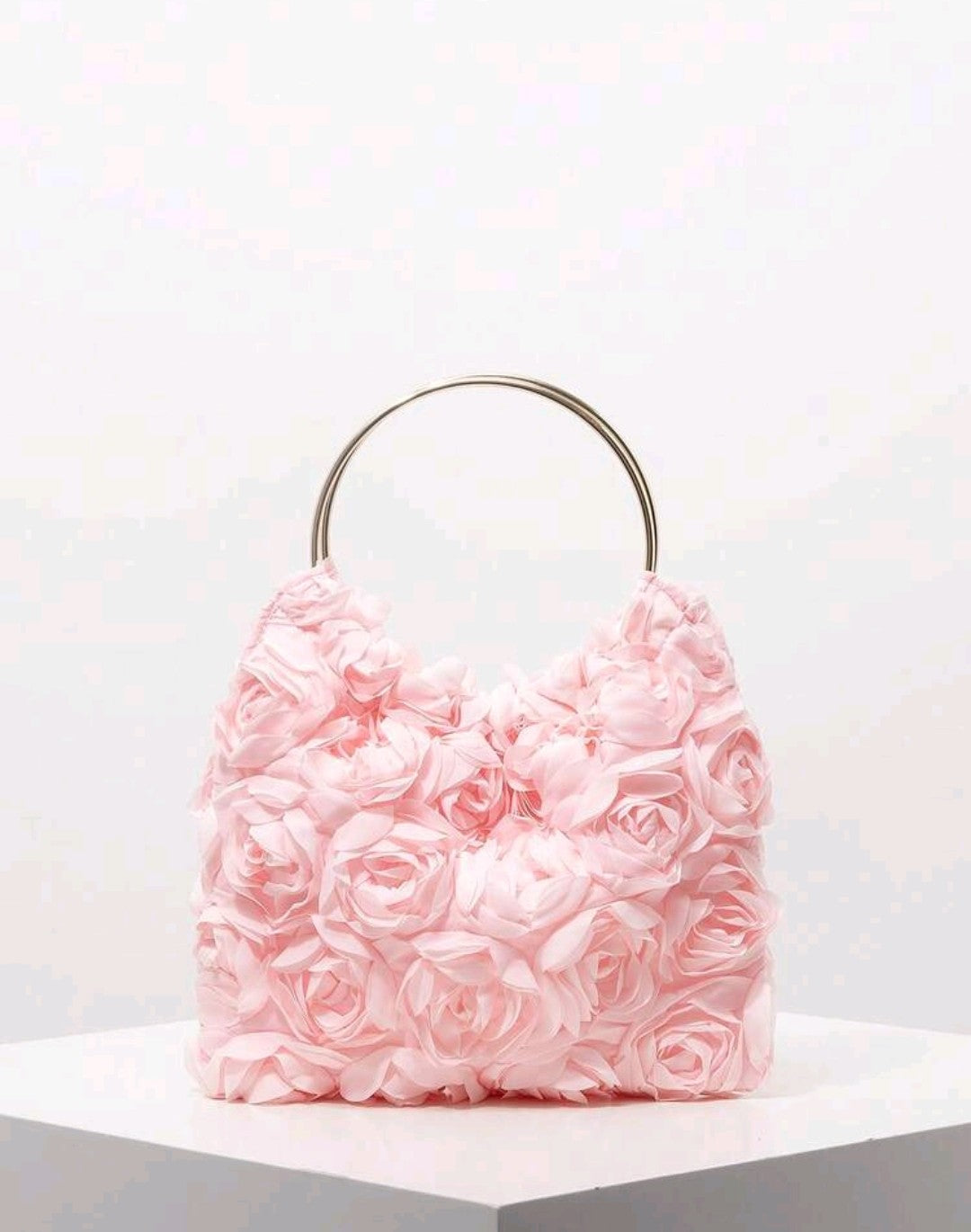 Pink Rose Ring Bag