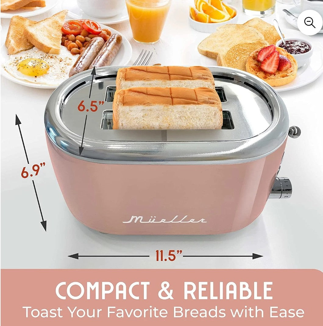 Pink Retro Toaster