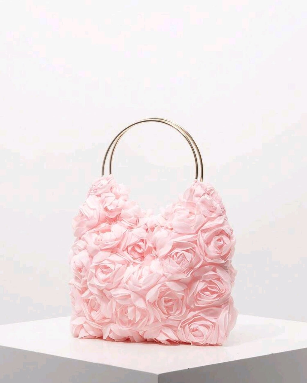 Pink Rose Ring Bag