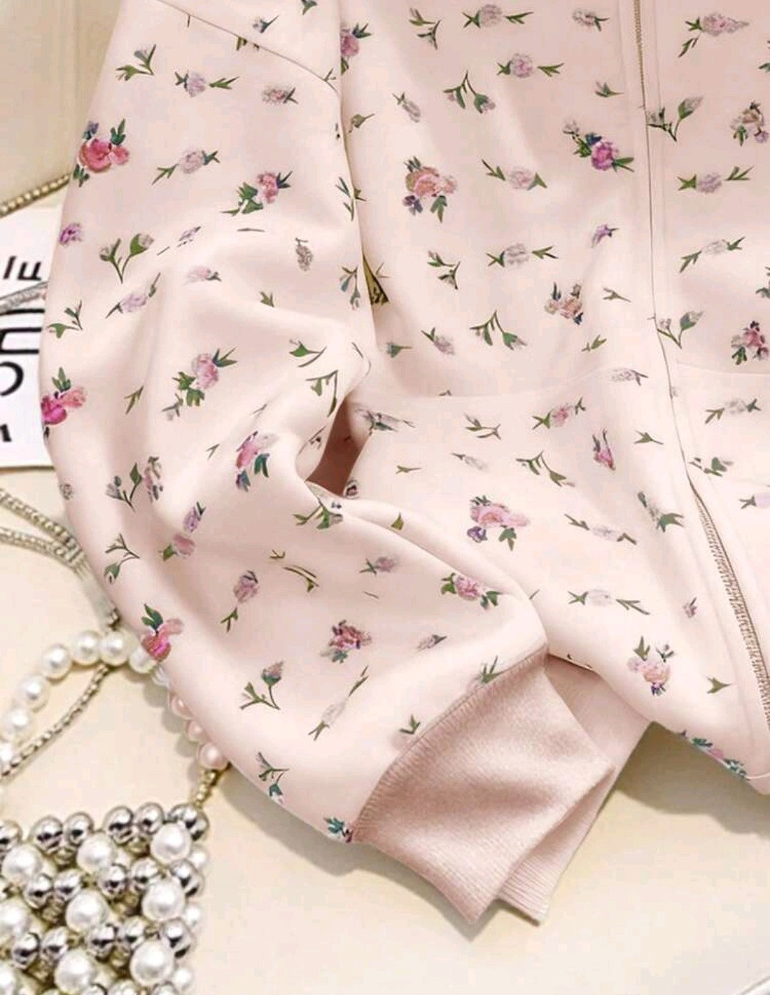 Floral Print Plus Size Hoodie