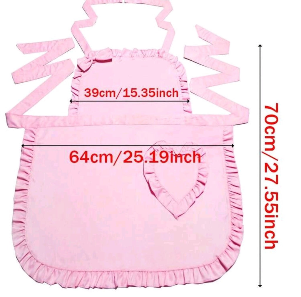 Pink Heart Apron