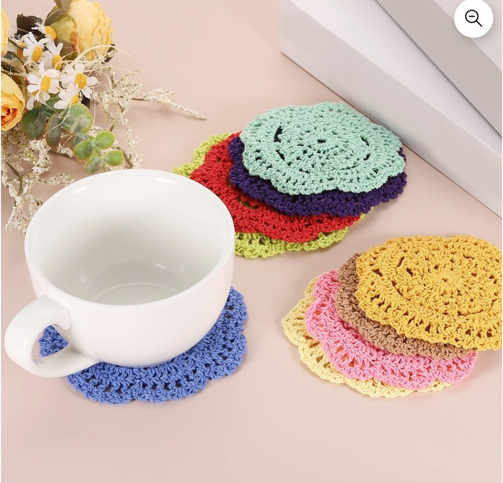Cotton Crochet Coasters