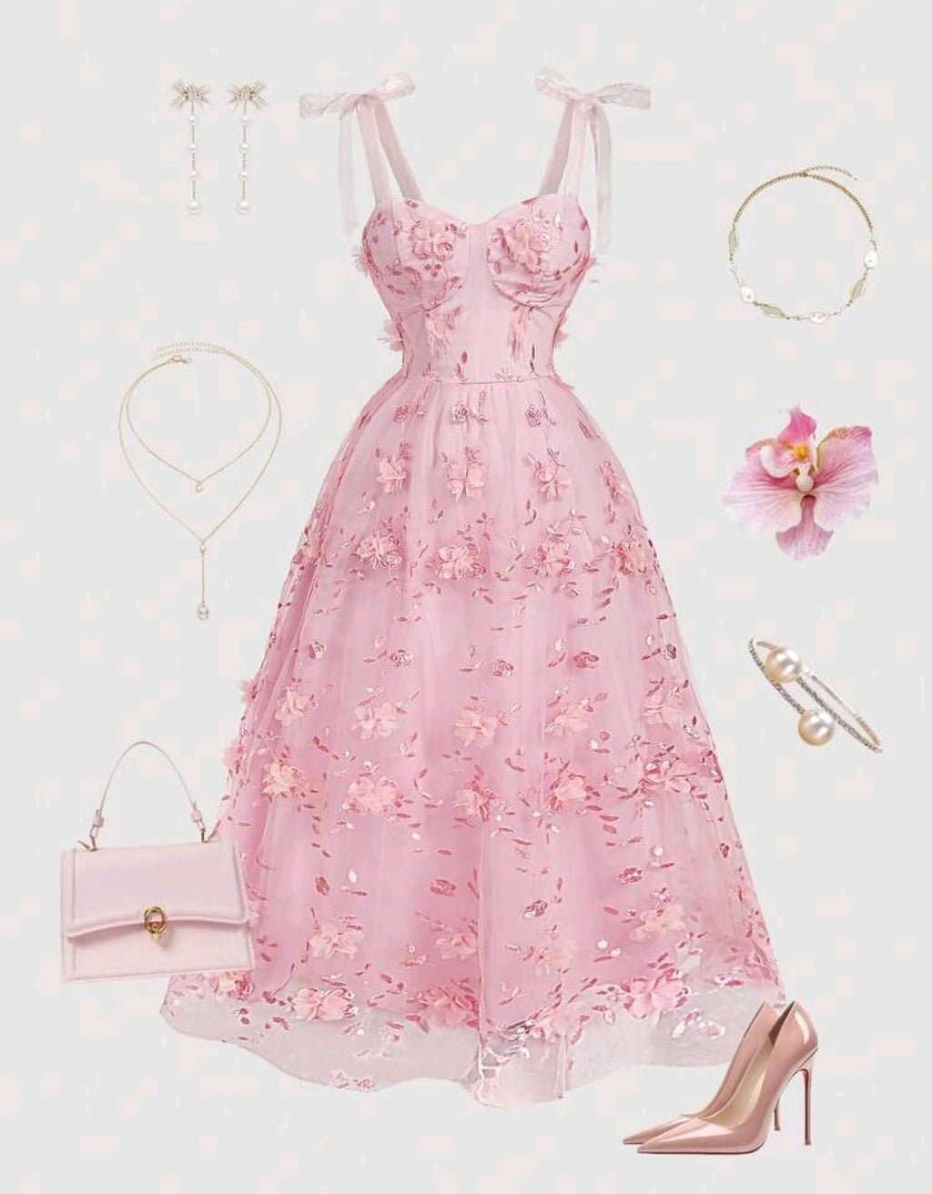 Plus Size Embroidery Dress