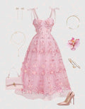Plus Size Embroidery Dress
