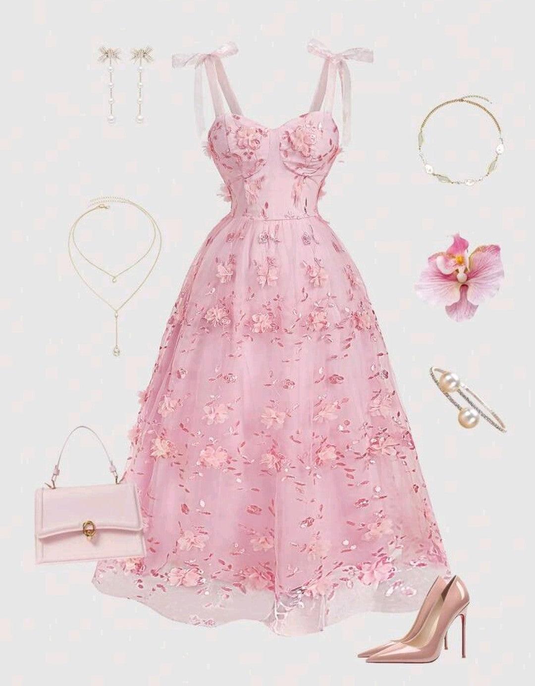 Plus Size Embroidery Dress