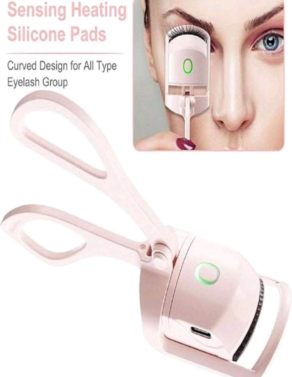 Pink Heated Eyelash Curler