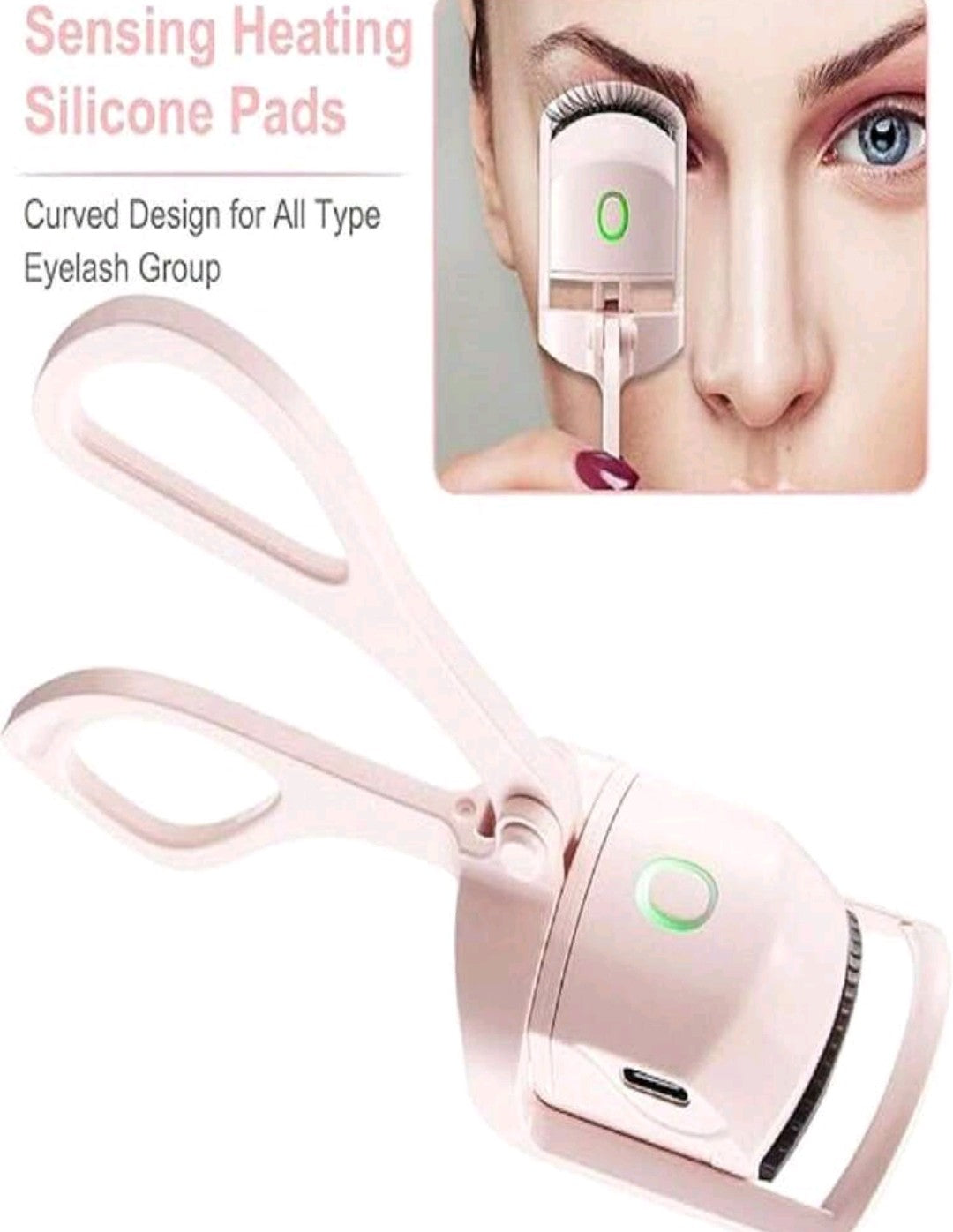 Pink Heated Eyelash Curler
