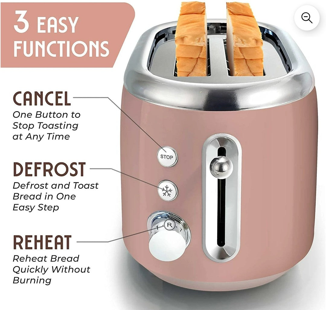 Pink Retro Toaster
