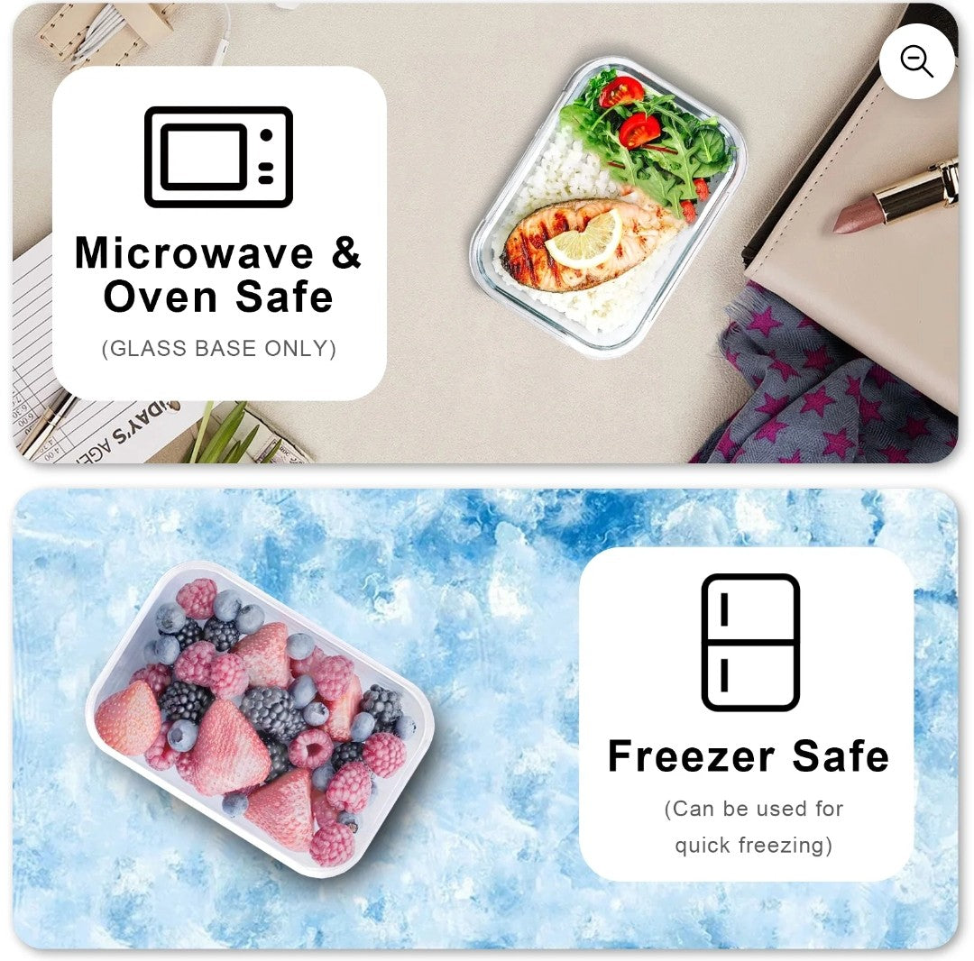20 Piece Glass Storage Containers
