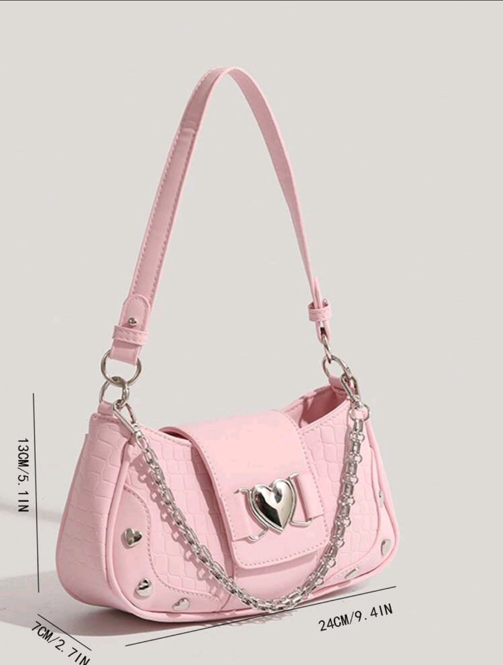 Pink Chain Purse