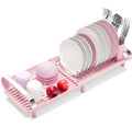 Pink Expandable Dish Drainer
