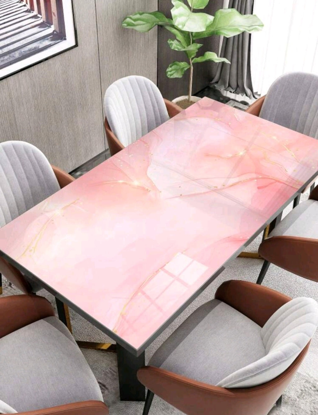 Pink Marble Contact Paper