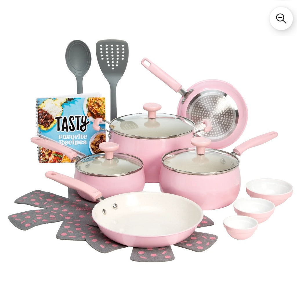 Ceramic 16 Piece Cookware Set