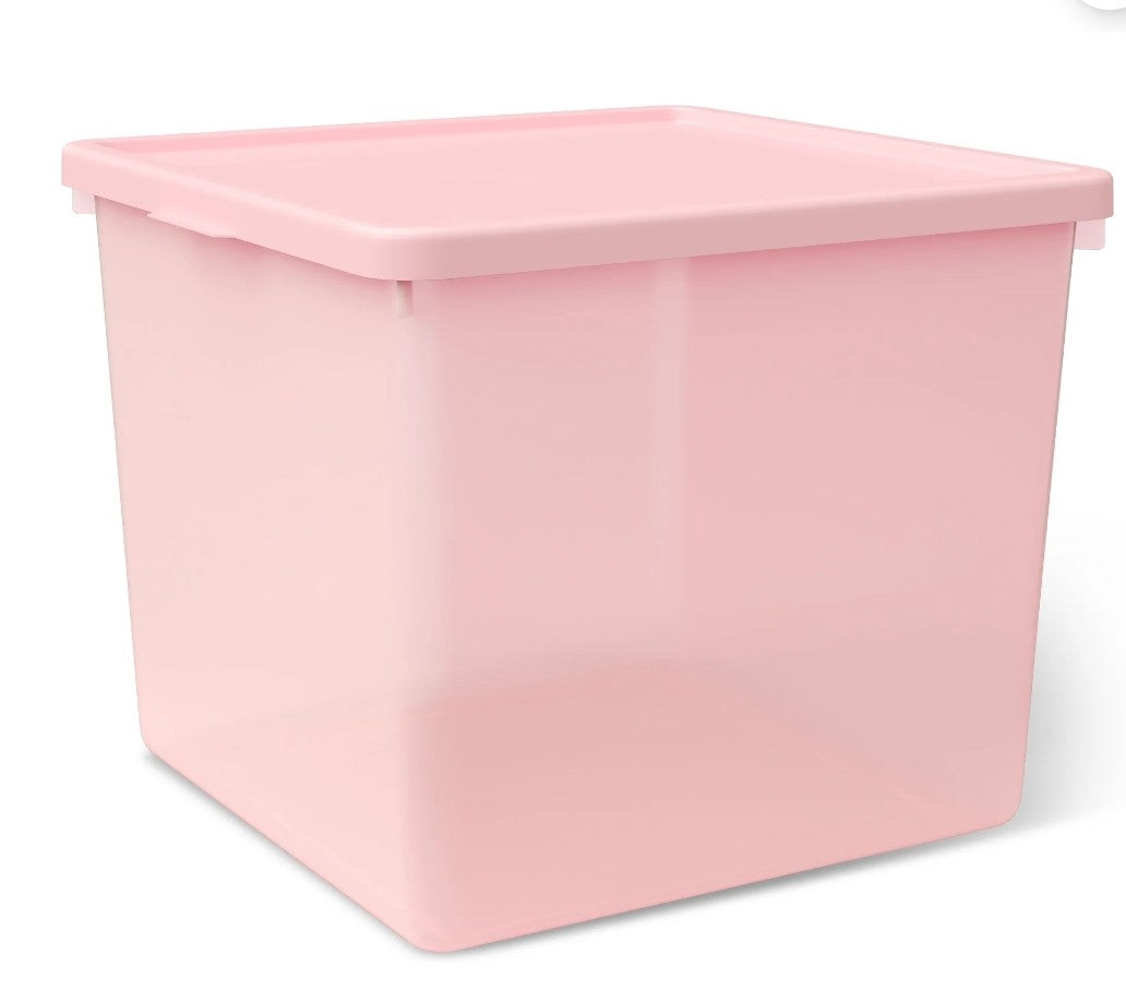 Pink Medium Storage Bins