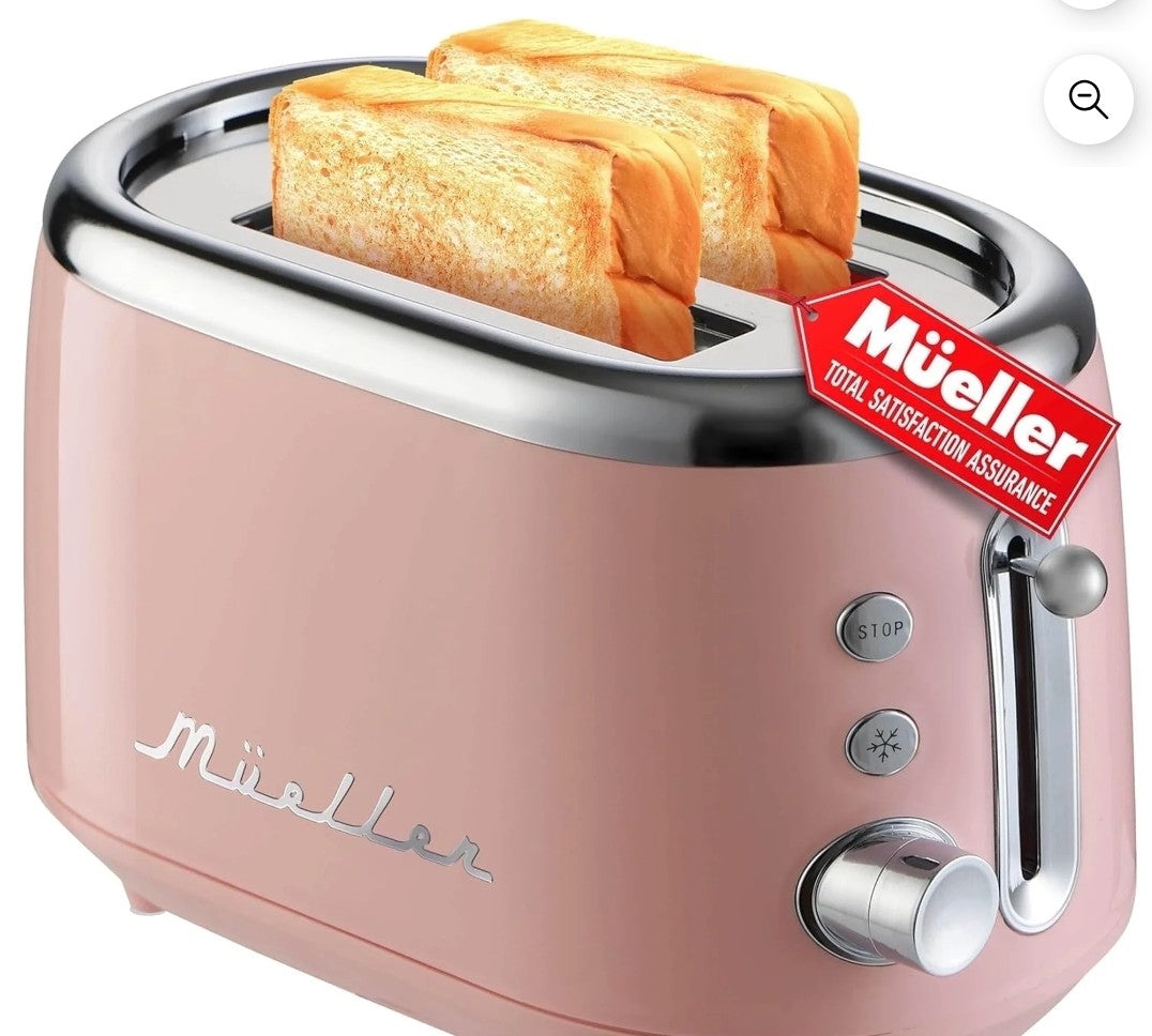 Pink Retro Toaster